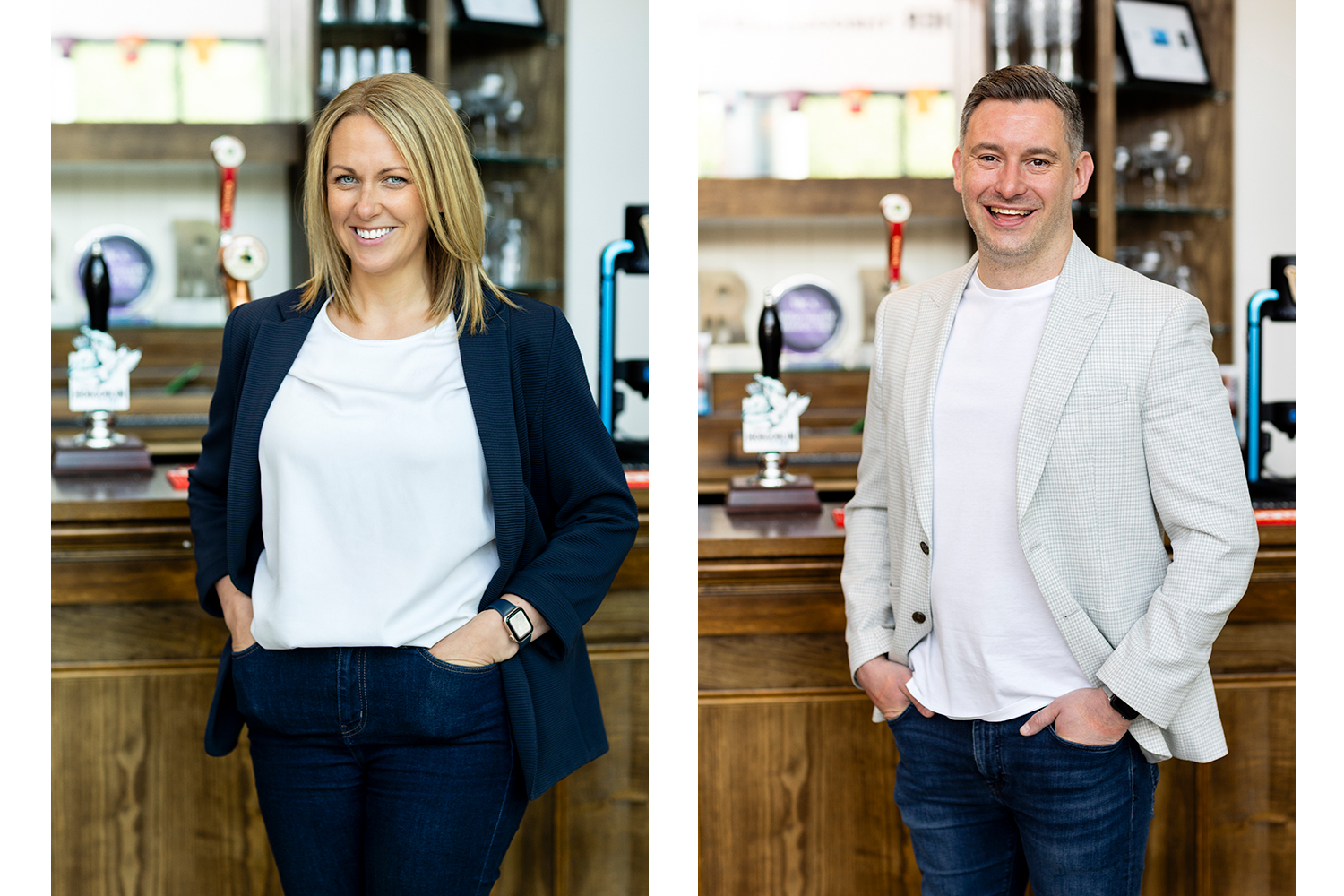 Midlands board portraits photographed by Birmingham corporate portrait photographer in hospitality head office